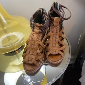 FREEBIRD Leather Ankle Booties